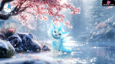 Pokémon Pokedex #2 Vaporeon 1/20 GK Statue - Ling Xi Gong Fang Studio [Pre-Order] Deposit / Snow Color Pokémon