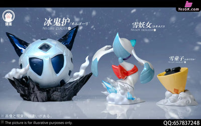 Pokémon Pokédex Glalie & Froslass & Snorunt GK Statue - Wang Wang Studio [Pre-Order Closed] Full Payment / Regular