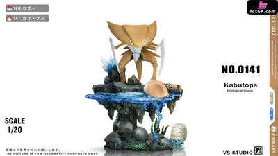 Pokémon Pokédex Kabutops Group 1/20 GK Statue - VS Studio [Pre-Order] Deposit / Original Color / With Platform Pokémon