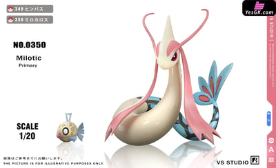 Pokémon Pokédex Milotic Group 1/20 GK Statue - VS Studio [Pre-Order] Deposit / Original Color / A Version+ Feebas