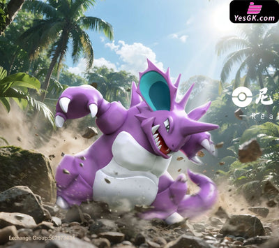 Pokémon Pokédex Real Series #034 Nidoking GK Statue - JB Studio [Pre-Order] Pokémon
