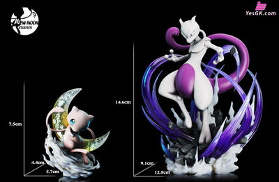 Pokémon Pokédex Series 1Th Mew Mewtwo Statue - New Moon Studio [Pre-Order]