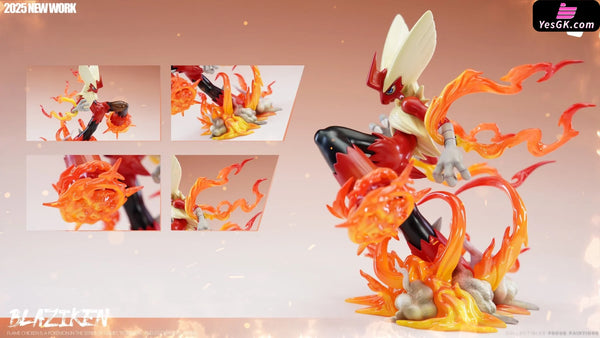 Pokémon Pokédex Series #3 mega Blaziken 1/20 GK Statue - KELE Studio [Pre-Order] Pokémon