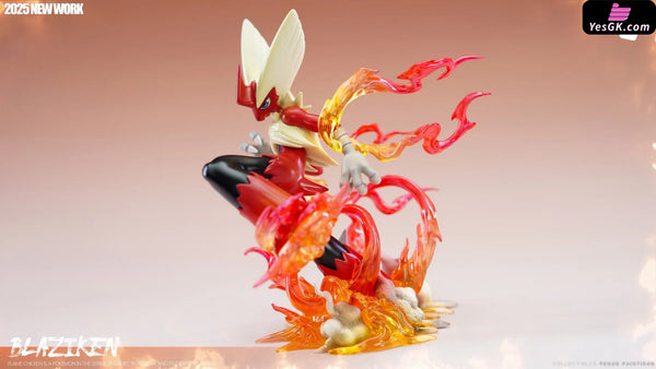 Pokémon Pokédex Series #3 mega Blaziken 1/20 GK Statue - KELE Studio [Pre-Order] Deposit / Translucent version Pokémon
