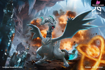 Pokémon Pokédex Series #643 Reshiram 1/20 GK Statue - JB Studio [Pre-Order] Deposit / Dark Black Color Pokémon