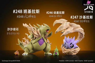 Pokémon Pokédex Series Evolution Group #246 Young Kiras Resin Statue - Jb Studio [Pre-Order]