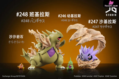 Pokémon Pokédex Series Evolution Group #246 Young Kiras Resin Statue - Jb Studio [Pre-Order]