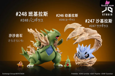 Pokémon Pokédex Series Evolution Group #246 Young Kiras Resin Statue - Jb Studio [Pre-Order]
