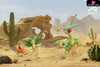 Pokemon Pokedex Series Evolution Group #328 Trapinch & #329 Vibrava & #330 Flygon Statue - JB Studio [Pre-Order]