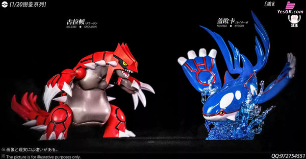Pokémon Pokédex Series Hoenn Region Groudon 1/20 GK Statue - WangWang Studio [Pre-Order] - Pokemon
