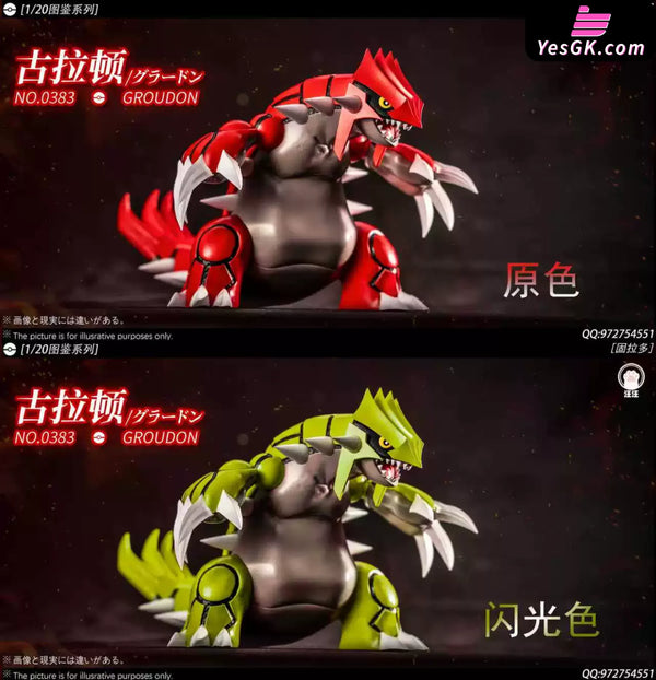 Pokémon Pokédex Series Hoenn Region Groudon 1/20 GK Statue - WangWang Studio [Pre-Order] - Pokemon