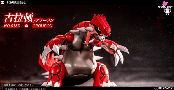 Pokémon Pokédex Series Hoenn Region Groudon 1/20 GK Statue - WangWang Studio [Pre-Order] - Pokemon
