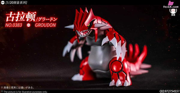Pokémon Pokédex Series Hoenn Region Groudon 1/20 GK Statue - WangWang Studio [Pre-Order] - Pokemon