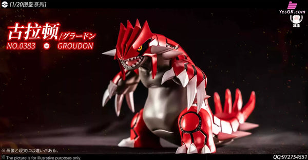 Pokémon Pokédex Series Hoenn Region Groudon 1/20 GK Statue - WangWang Studio [Pre-Order] - Pokemon