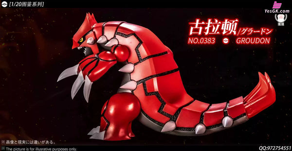 Pokémon Pokédex Series Hoenn Region Groudon 1/20 GK Statue - WangWang Studio [Pre-Order] - Pokemon