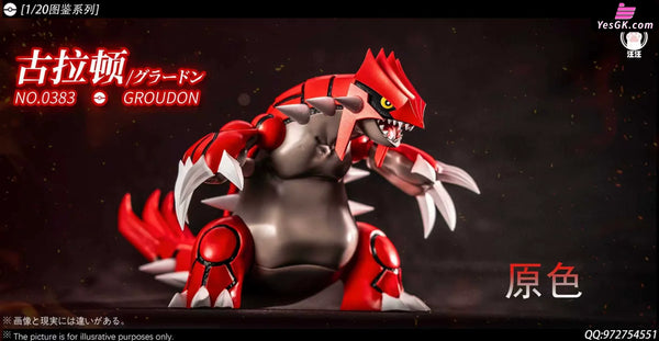 Pokémon Pokédex Series Hoenn Region Groudon 1/20 GK Statue - WangWang Studio [Pre-Order] - Deposit / Original Color