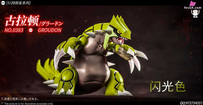 Pokémon Pokédex Series Hoenn Region Groudon 1/20 GK Statue - WangWang Studio [Pre-Order] - Deposit / Shiny Color