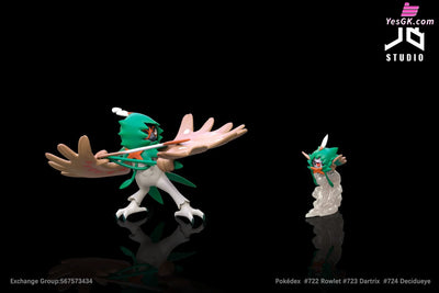 Pokémon Pokédex Series Rowlet & Dartrix & Decidueye GK Statue - JB Studio [Pre-Order] Pokémon