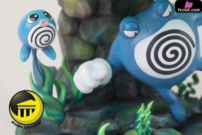 Pokemon Poliwag Poliwhirl Poliwrath & Politoed Statue - Moon shadow Studio [In-Stock] Full Payment Pokémon