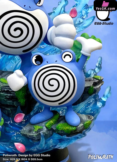 Pokémon Poliwrath Evolution Series Resin Statue - Egg Studio [In-Stock]