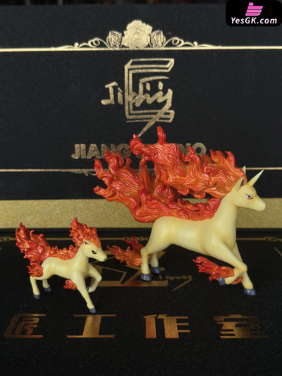 Pokémon Ponyta Evolution Set GK Statue - Jiang Studio [Pre-Order] Pokémon
