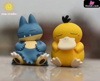 Pokémon Psyduck Munchlax Resin Statue - Sun Studio [In-Stock] Full Payment / set Pokémon