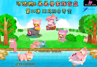 Pokemon - Psyduck & Slowpoke Family Series 2 Resin Statue Qn Studio [In Stock]