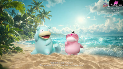 Pokémon Psyduck & Slowpoke GK Statue - ZaoWu Museum Studio [Pre-Order] Deposit / Glitter color / Slowpoke Pokémon