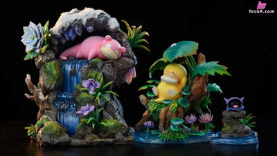 Pokémon Psyduck Slowpoke Shellder Sleeping Trio Series Gengar Family Statue - Dm Studio [In-Stock]