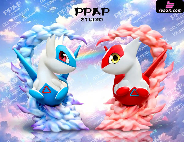 Pokemon Q Version Latias Latios Resin Statue - Ppap Studio [Pre - Order] Deposit / Solid Color Base