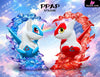 Pokemon Q Version Latias Latios Resin Statue - Ppap Studio [Pre - Order] Deposit / Transparent Base