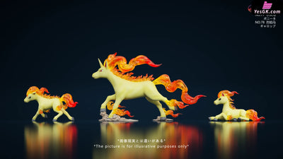 Pokemon Rapidash Evolutionary Group Statue - Zaowu Museum Studio [Pre-Order] Deposit / Evolutionary
