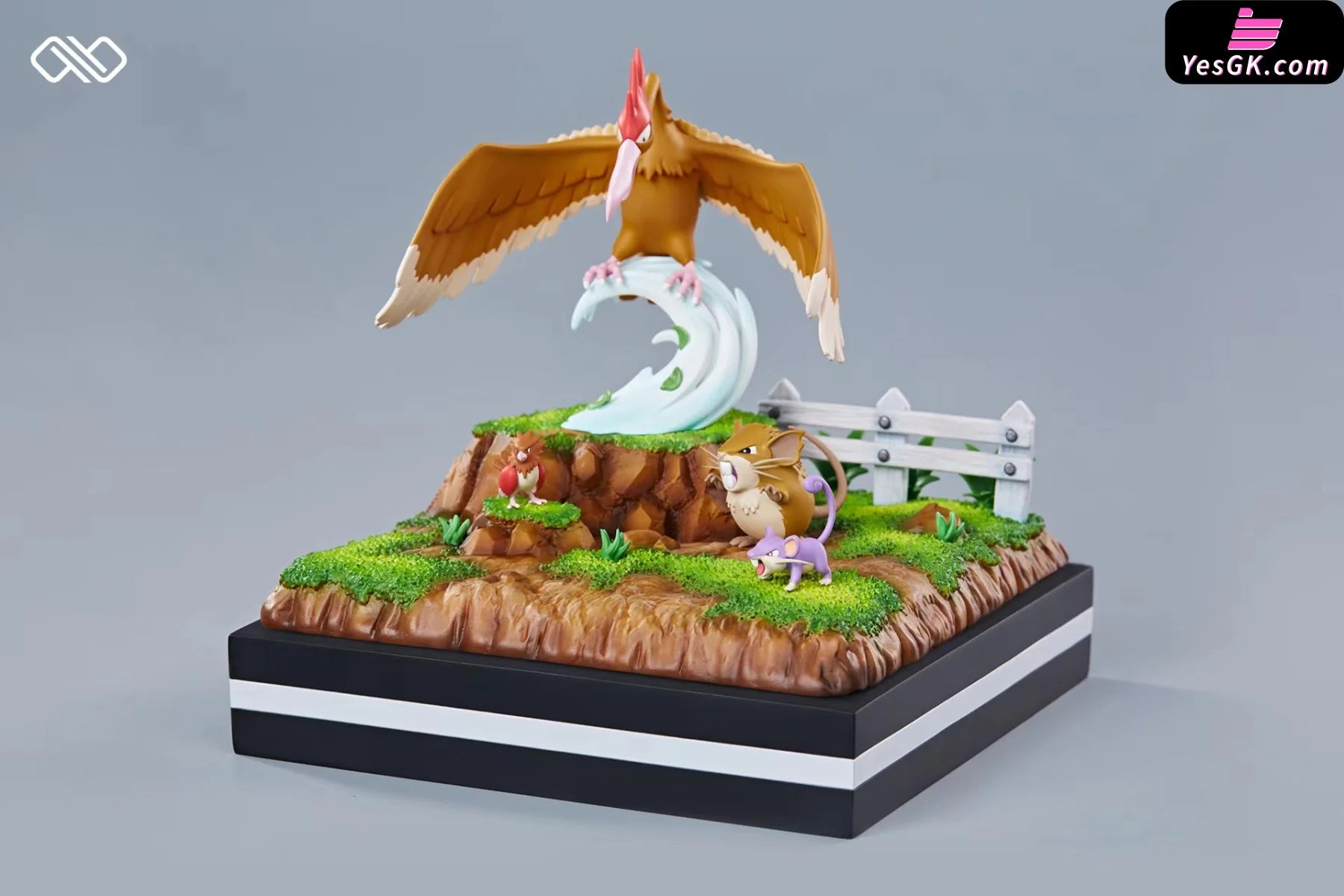 Pokémon Raticate Spearow Evolution Statue - Infinite Studio [Pre-Order]