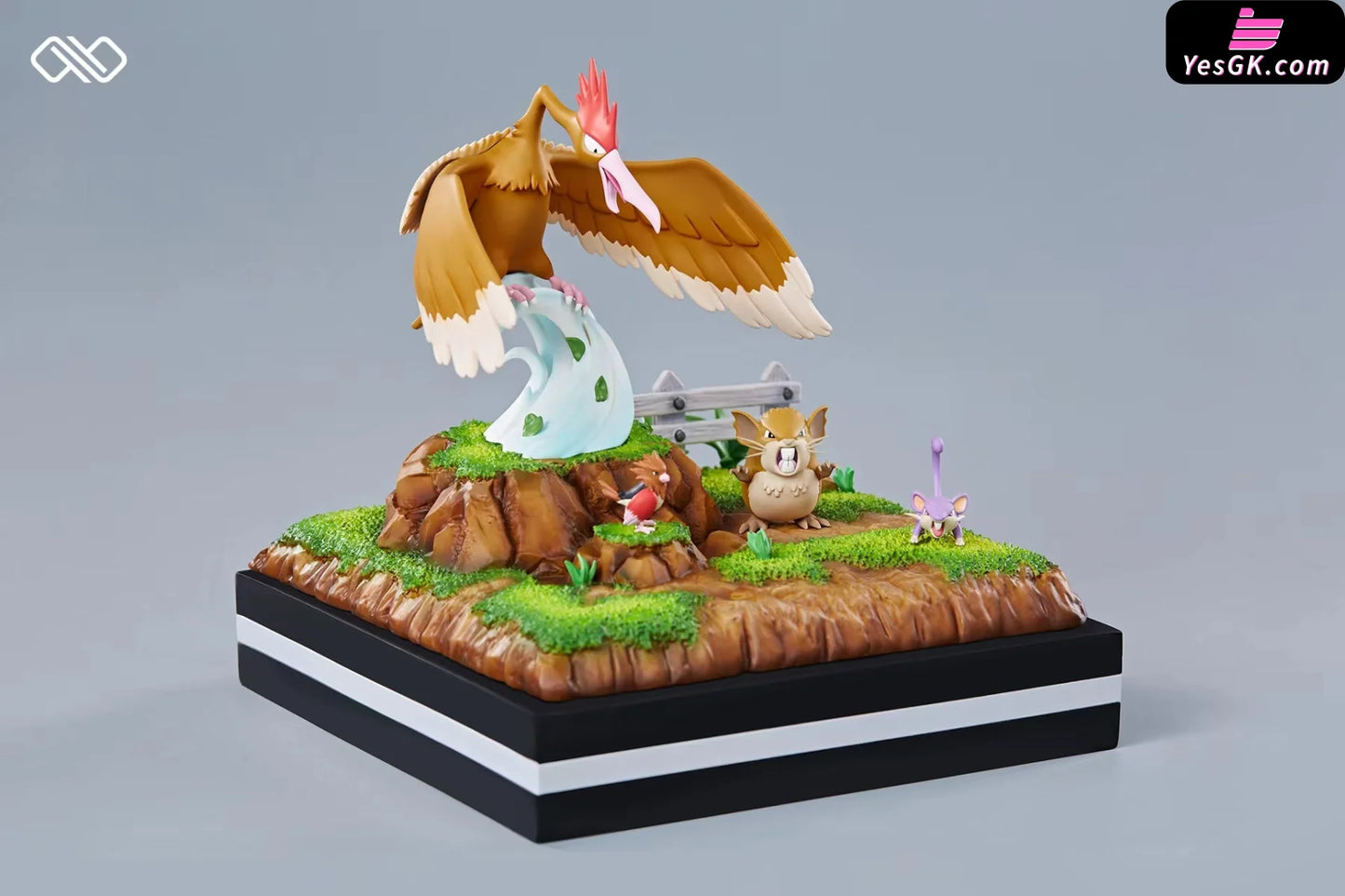 Pokémon Raticate Spearow Evolution Statue - Infinite Studio [Pre-Order]