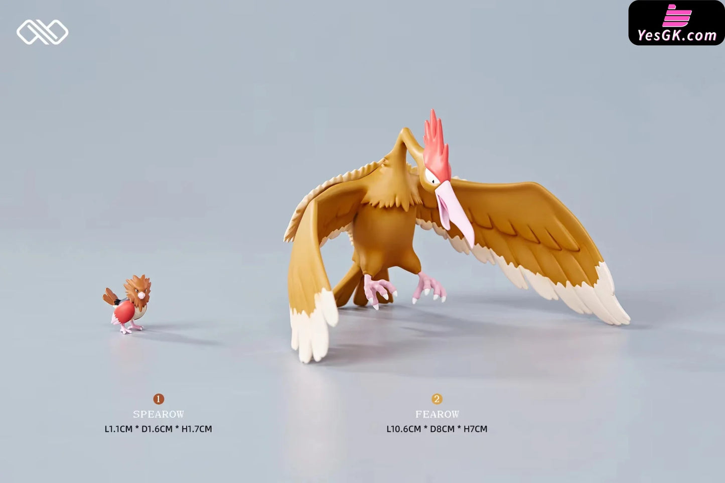 Pokémon Raticate Spearow Evolution Statue - Infinite Studio [Pre-Order]