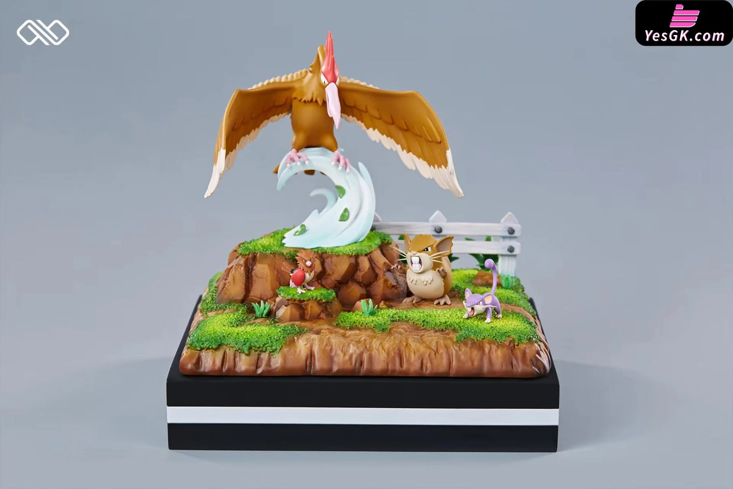 Pokémon Raticate Spearow Evolution Statue - Infinite Studio [Pre-Order]