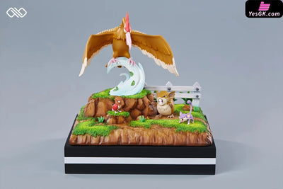 Pokémon Raticate Spearow Evolution Statue - Infinite Studio [Pre-Order]