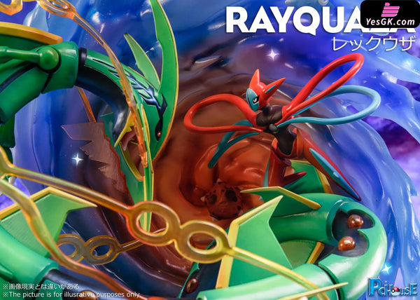 Pokemon Rayquaza Vs Deoxys Statue - Pc House Studio [Pre - Order] Pokémon