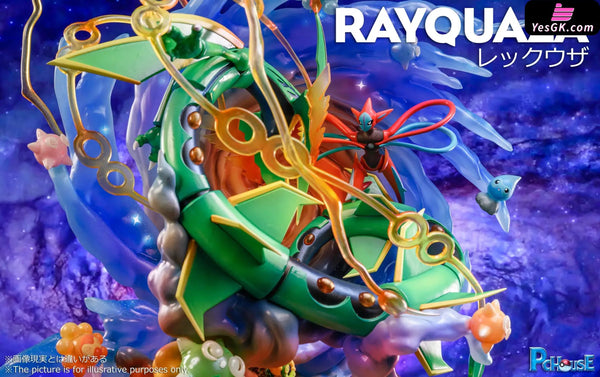 Pokemon Rayquaza Vs Deoxys Statue - Pc House Studio [Pre - Order] Pokémon