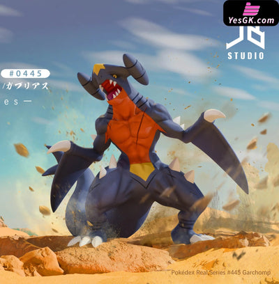 Pokémon Real Series 445 Cynthia Garchomp GK Statue - JB Studio [Pre-Order] Pokémon
