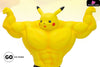 Pokemon - Reopen Muscle Show Series Pikachu & Charmander Squirtle Bulbasaur Resin Statue Go Studio