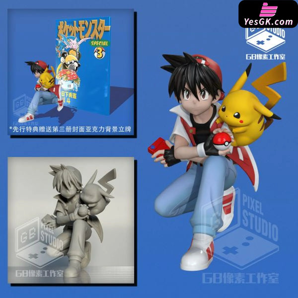 Pokémon Restoration Series #1 Blue Cover RED 1/20 GK Statue - GB PIXEL Studio [In-Stock] - Pokemon