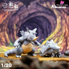 Pokémon Rhydon Evolution Group Statue - Han Studio [Pre-Order]