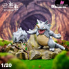 Pokémon Rhydon Evolution Group Statue - Han Studio [Pre-Order]