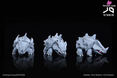 Pokemon Rhyhorn Rhydon Statue - Jb Studio [Pre - Order] Pokémon
