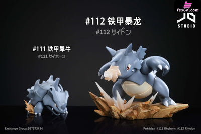 Pokemon Rhyhorn Rhydon Statue - Jb Studio [Pre - Order] Deposit / Primary - Color Pokémon