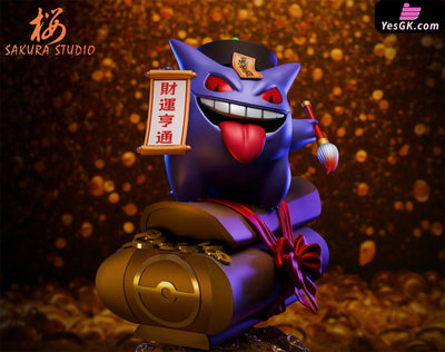 Pokémon Rise in rank and get rich Gengar GK Statue - SAKURA Studio [Pre-Order] Pokémon