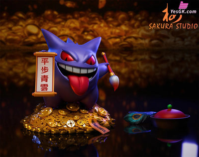 Pokémon Rise in rank and get rich Gengar GK Statue - SAKURA Studio [Pre-Order] Pokémon