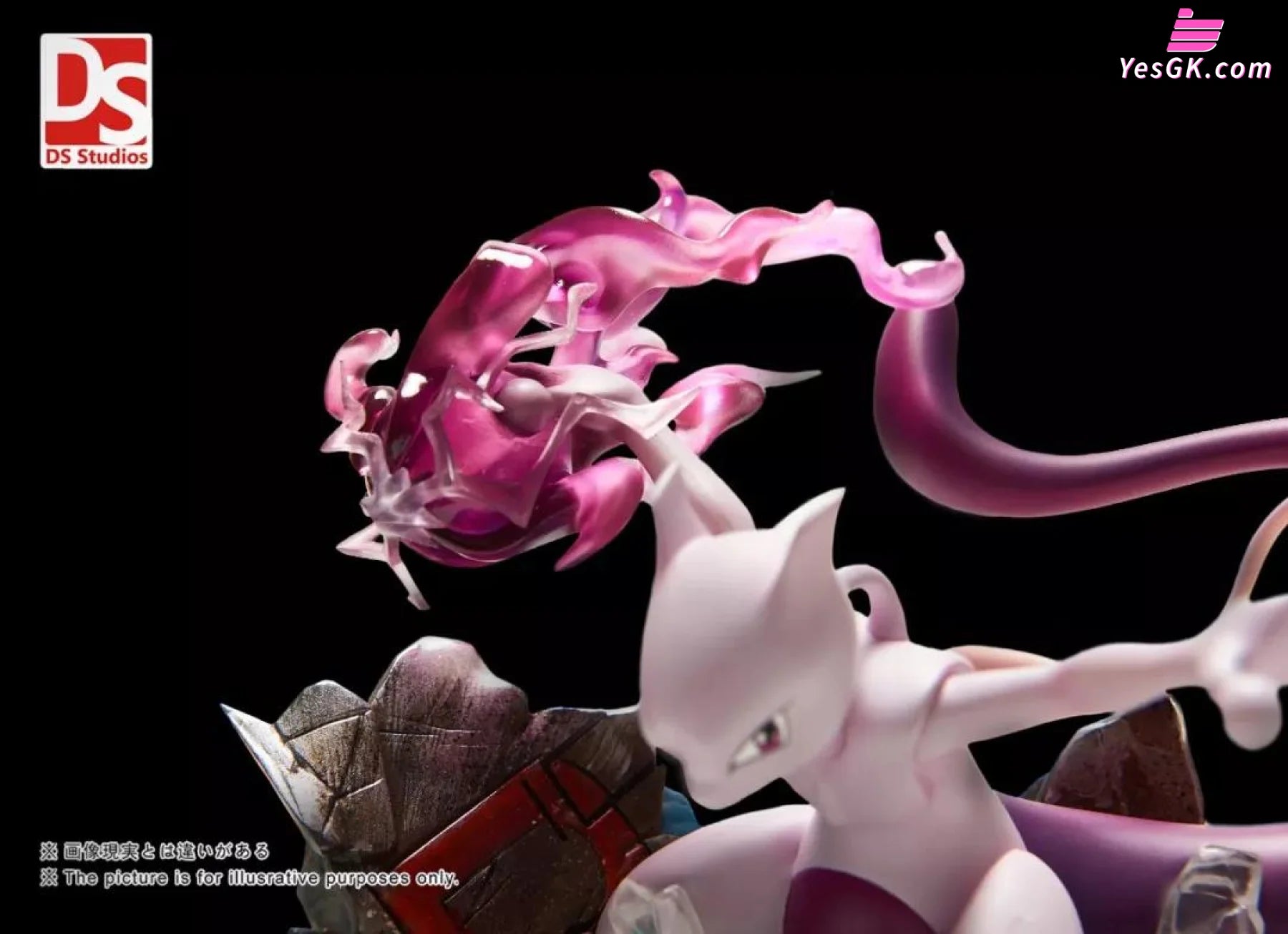 Pokemon - Rockets Mewtwo And Mew Resin Statue Ds Studio [In Stock]