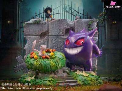 Pokémon Ruins Series #1 Mew & Gengar & Murkrow GK Statue - MHC Studio [Pre-Order] Deposit / Primary color Pokémon